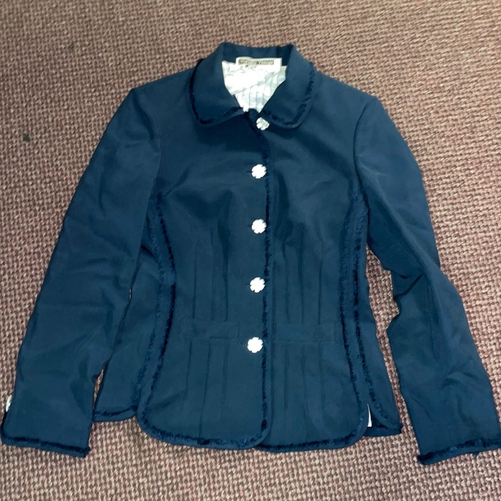100% silk Worldly Things jacket